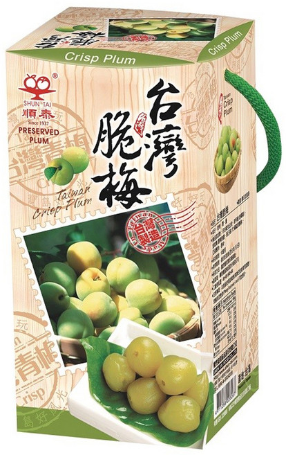 順泰 台灣脆梅, 400g, 1盒