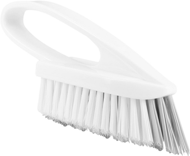 縫隙直角清潔刷 16.5 x 6.5cm, V型 白色, 1個