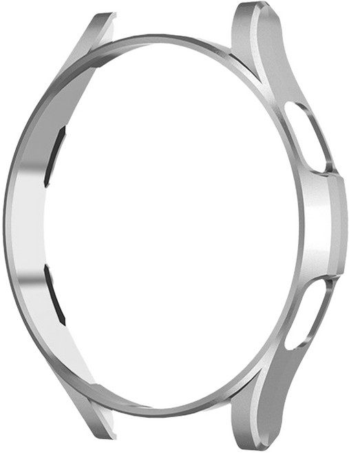 우먼스9999 갤럭시워치 6클래식 호환 하드 프레임 케이스, 실버, 1개