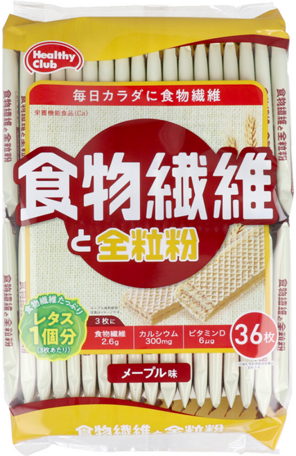 Healthy Club 浜田威化餅 楓糖, 259.2g, 1袋