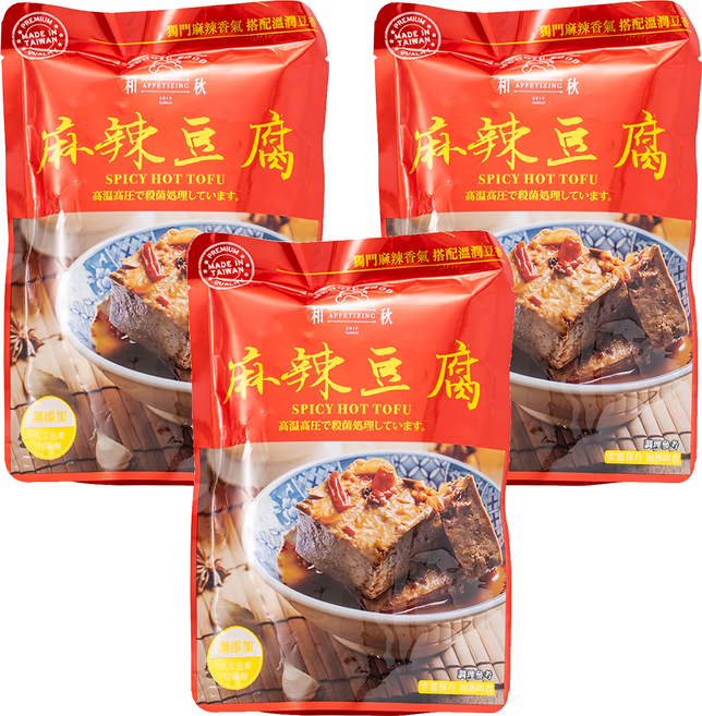 和秋 麻辣豆腐, 450g, 3包
