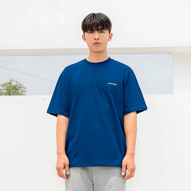 크램프 남성용 프리미엄 16수 코튼 반팔티