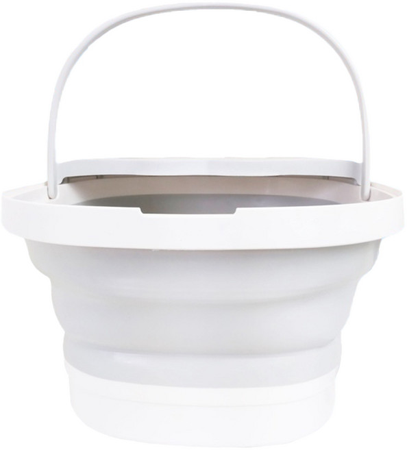 LA POLO 藍普諾 折疊泡腳機 360 x 340 x 220mm 1.4kg, LA-N6736, 灰色 + 白色