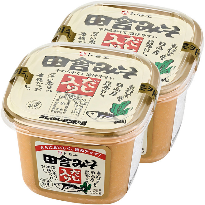 토모에 이나카 미소 다시이리, 2개, 500g