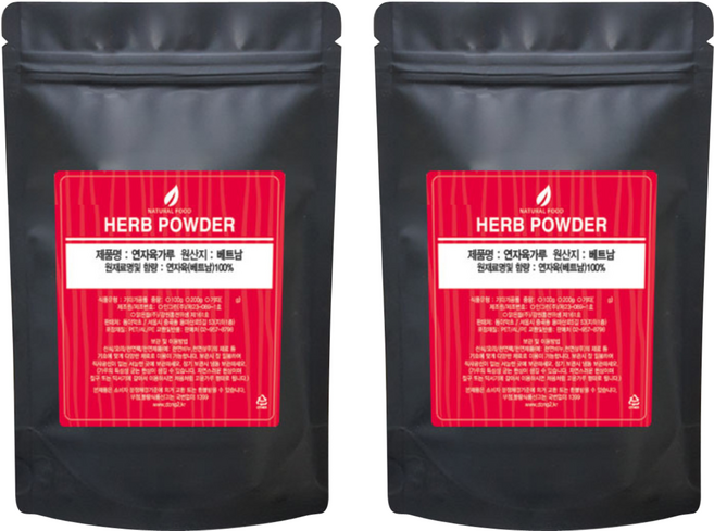 동이약초 연자육가루, 2개, 100g