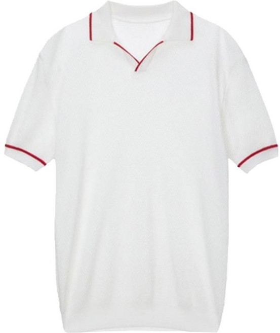 고스피어 남성용 OPEN COLLAR POLO SWEATER PM2UPK32