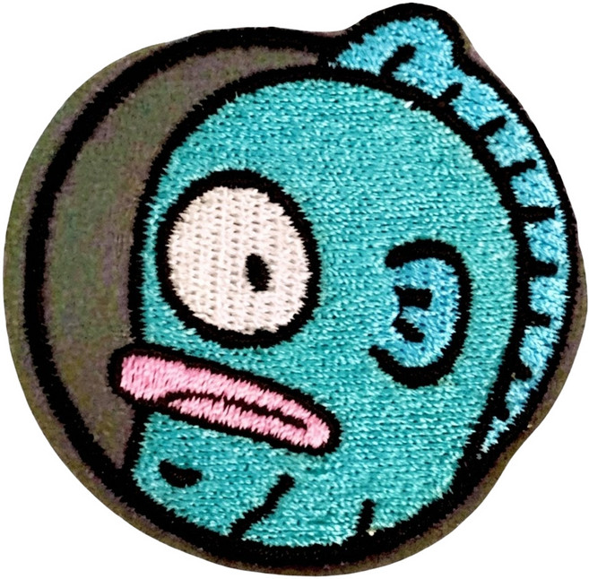 Sanrio 三麗鷗 反光刺繡貼, 1個, 顏色隨機