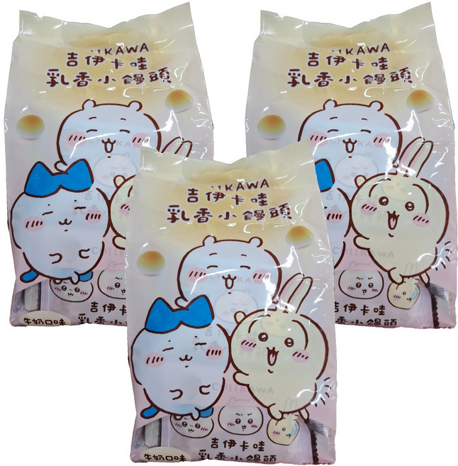 KYODA 京田製菓 乳香小饅頭, 牛奶口味, 150g, 3袋