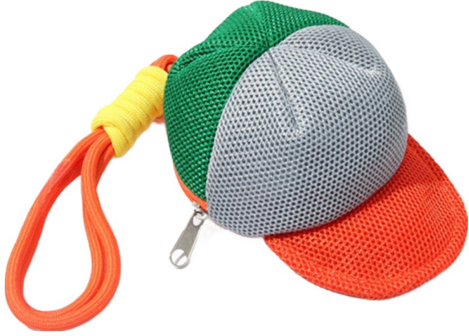 모아모어 컬러캡 미니 파우치 이어폰 립밤 케이스 키링 동전지갑, 그레이, 1개