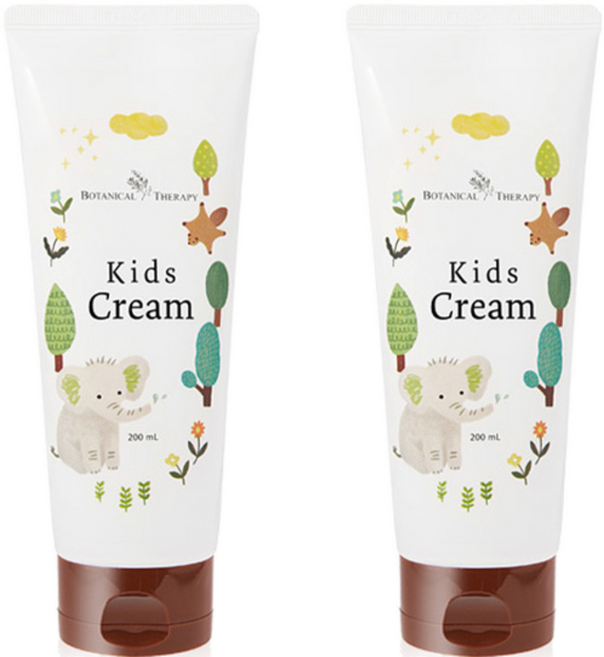 보타니컬테라피 키즈 모이스처 크림, 200ml, 2개