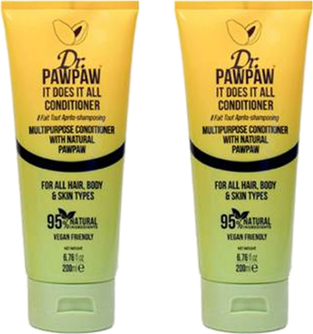 닥터포포 It Does It All 올인원 헤어 & 바디 컨디셔너, 200ml, 2개