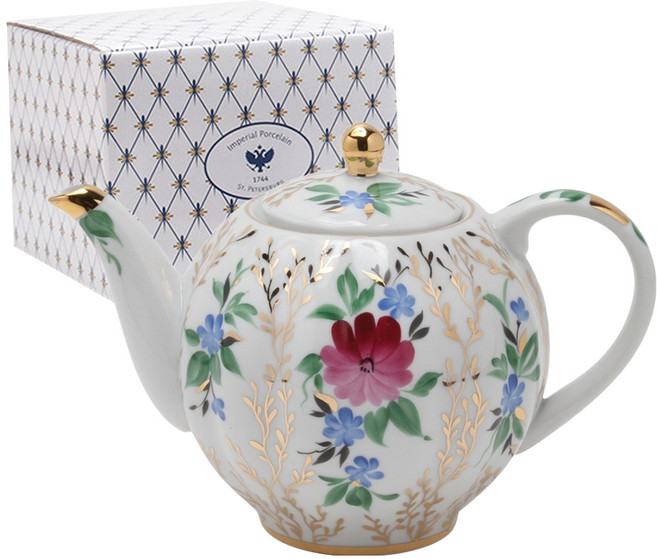 Imperial Porcelain 鬱金香茶壺, 金草, 1個, 600ml