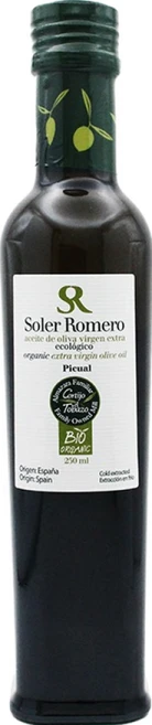 솔레르로메로 유기농 엑스트라버진 올리브오일, 250ml, 1개 - 쿠팡