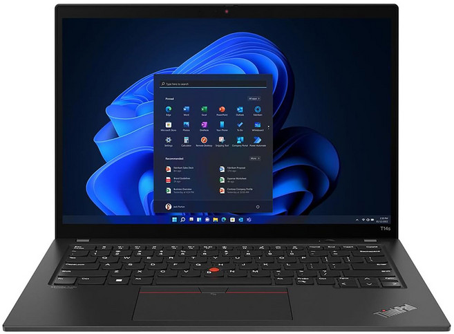 Lenovo 聯想 ThinkPad ThinkPad ThinkPad 14吋, Intel Core i5-1245U, Intel Iris Xe Graphics, 8GB, 512GB SSD, Windows 10 Pro, 黑色, T14s