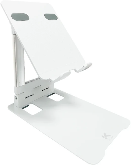 KTnet 廣鐸 12.9吋可折疊升降手機/平板鐵盤支架 ST61, 白色, 1個