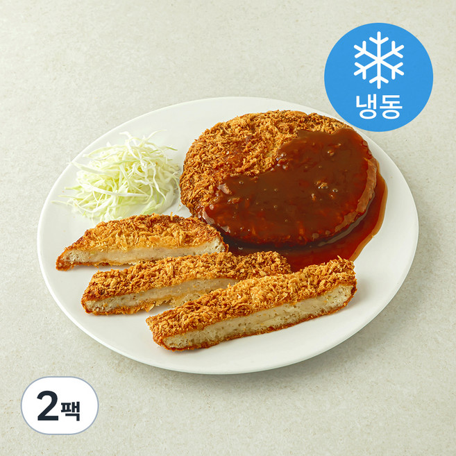 하늘푸드 닭다리살 치킨까스 10입 (냉동), 1.3kg, 2팩