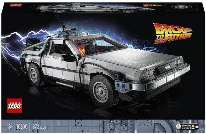 레고 아이콘 10300 백 투 더 퓨처 타임머신, 혼합색상, 1개