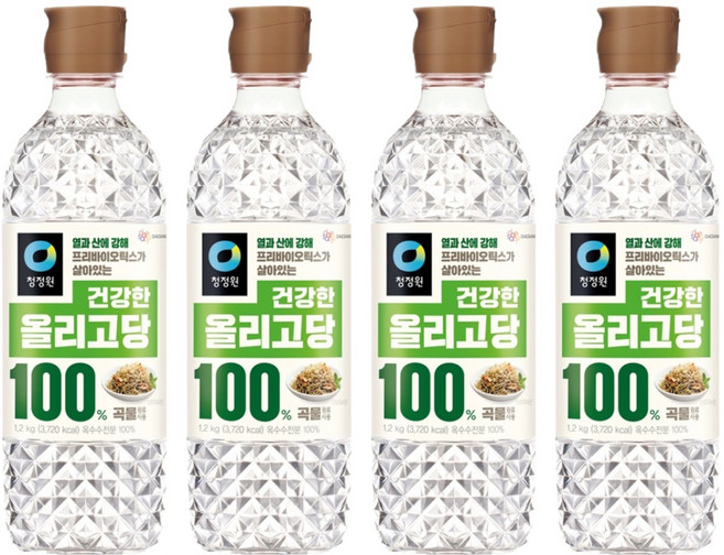 청정원 건강한 올리고당, 1.2kg, 4개