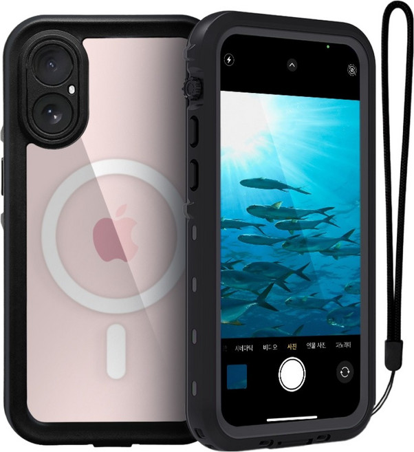 위크나인 휴대폰 방수 노샘 케이스, 아이폰16, 1개