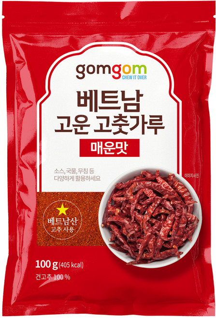 곰곰 베트남 고운 고춧가루 매운맛, 100g, 1개