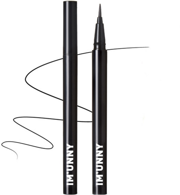 아임유니 스키니 핏 펜 아트 리퀴드 아이라이너, A01 킬블랙, 1개