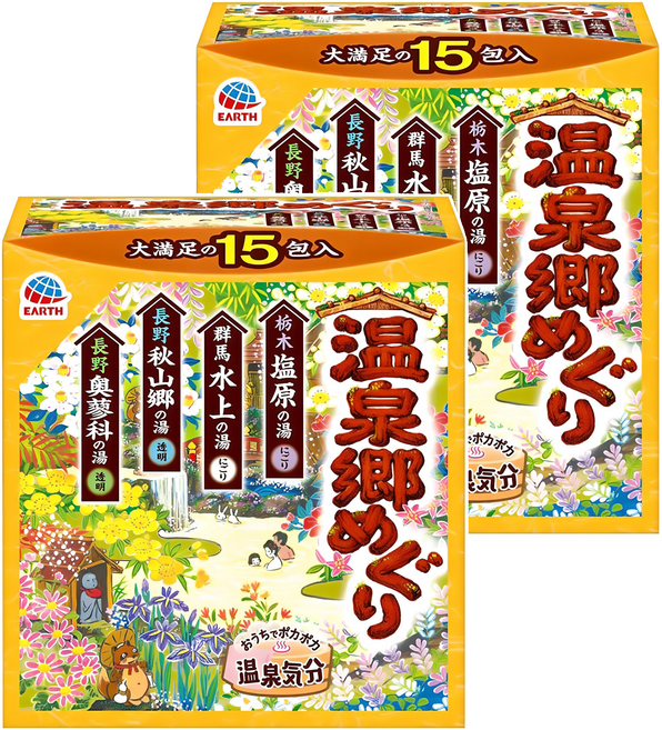 바스로망 온천기행 온천 입욕제 4계절향, 30g, 30개