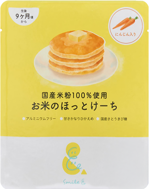 Smile& 寶寶鬆餅粉, 胡蘿蔔, 100g, 1包