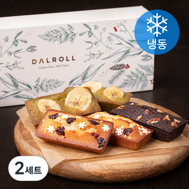 달롤 크리스마스 휘낭시에 6입 세트 (냉동), 200g, 1개입, 2세트