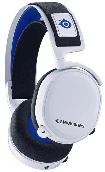 steelseries 賽睿 2.4 GHz Wireless 耳罩式 電競耳機 Discord Certified 7.1 Surround ChatMix Dial 30H Battery 白色 HS33