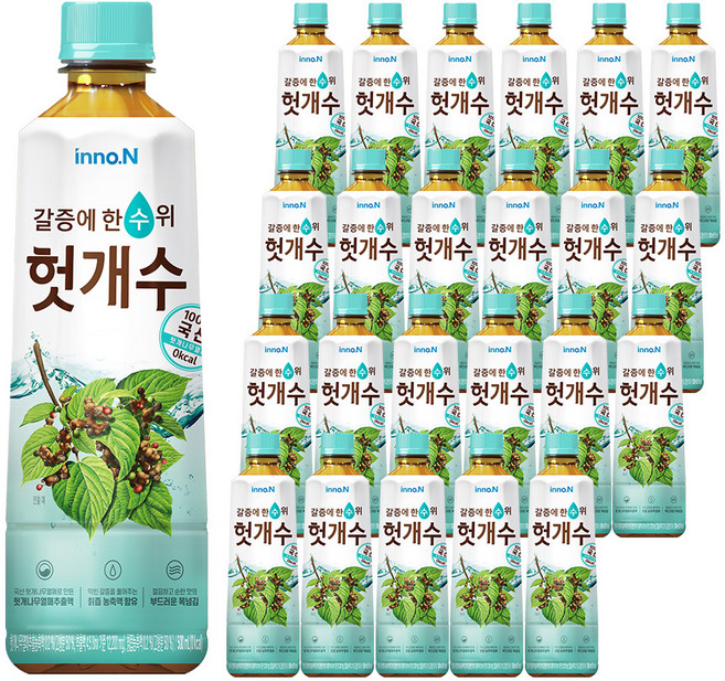 헛개수 차음료, 500ml, 24개