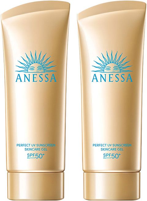 ANESSA 安耐曬 金鑽高防曬凝膠N SPF50+ PA++++, 2條, 90g
