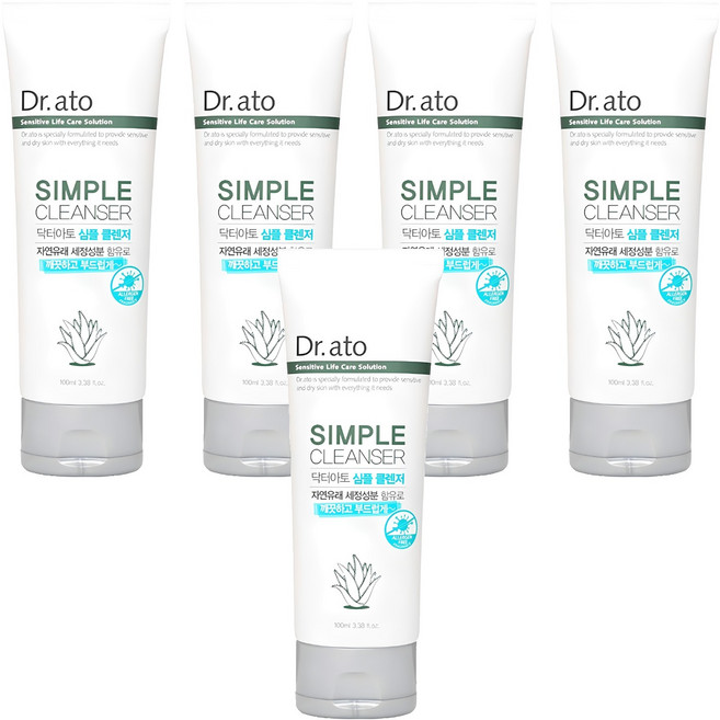 닥터아토 심플클렌저, 100ml, 5개