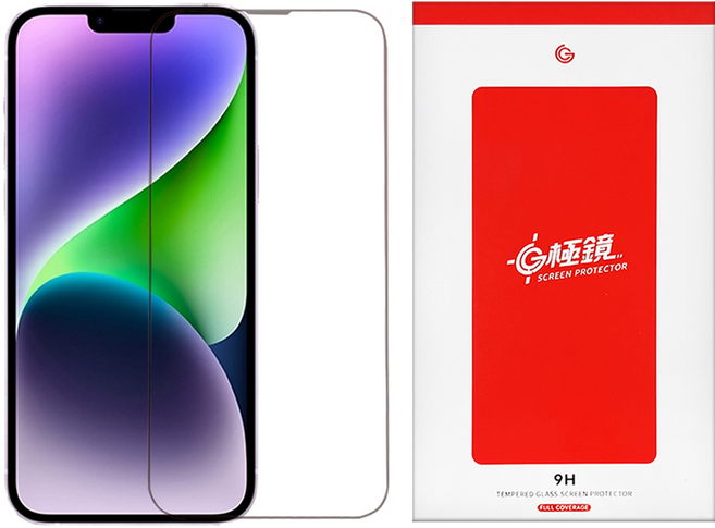 grantclassic G極鏡 黑邊磨砂玻璃貼 B06178006020, 1個