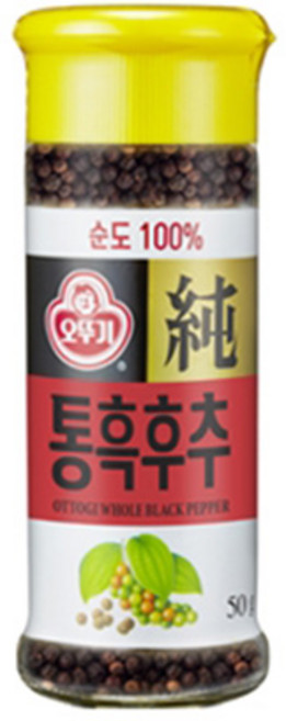오뚜기 통흑후추, 50g, 1개