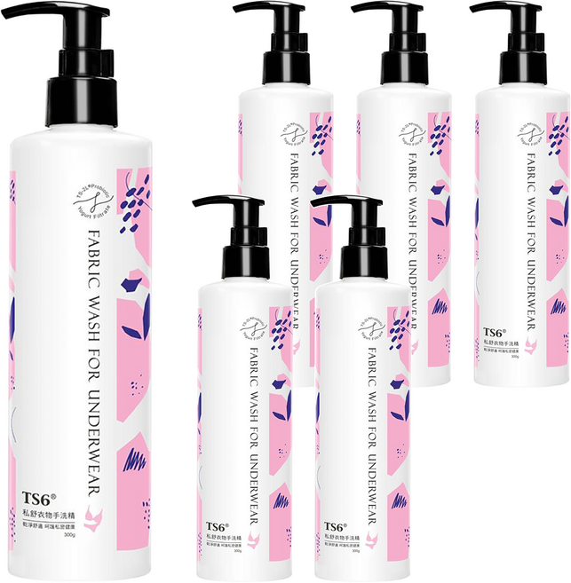 TS6 私舒衣物手洗精, 300g, 6瓶