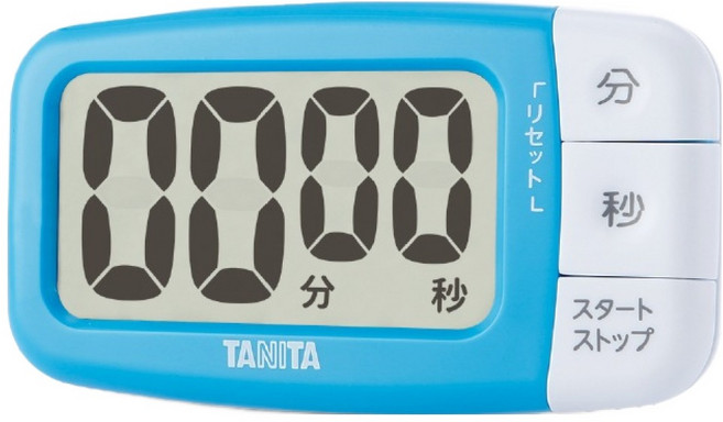 TANITA 塔尼達 電子計時器 TD394, 藍色, 1個
