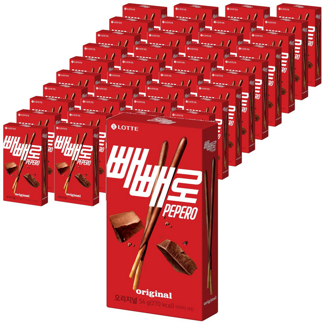 빼빼로 오리지날, 54g, 40개