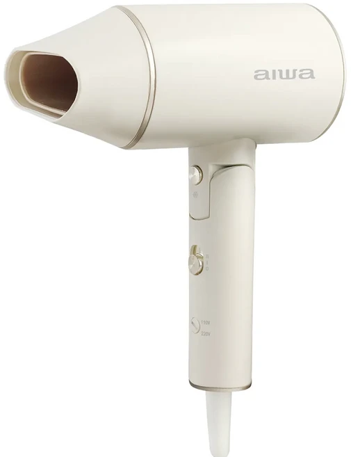 aiwa 愛華 雙電壓吹風機 18 x 8 x 8cm, AHD-2202D, 白色