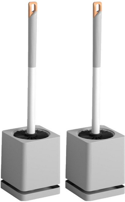 生活好室 壁掛式可瀝水馬桶刷組, 顏色隨機, 2組