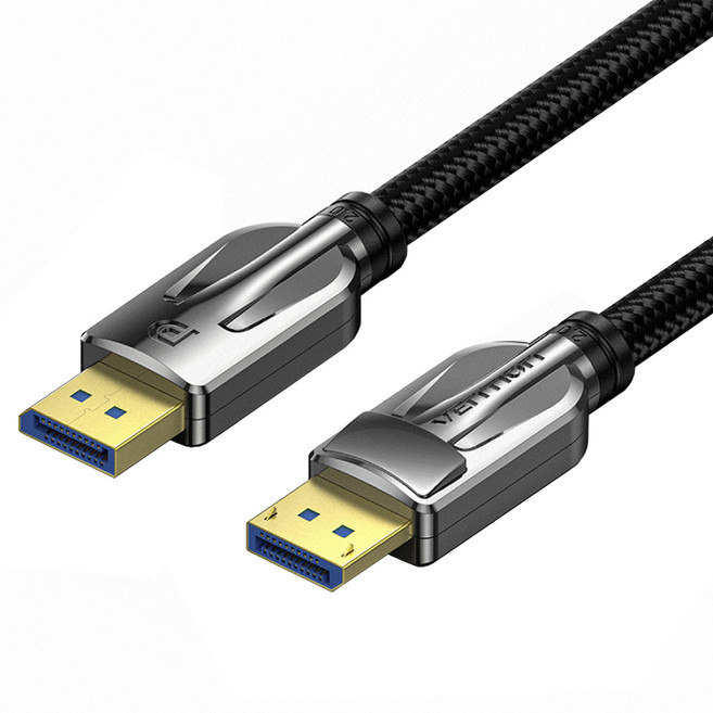 VEnTIOn 威迅 HGA系列 DP2.0 8K高清傳輸線 1M 16K 54Gbps HDR, 黑色, 1條