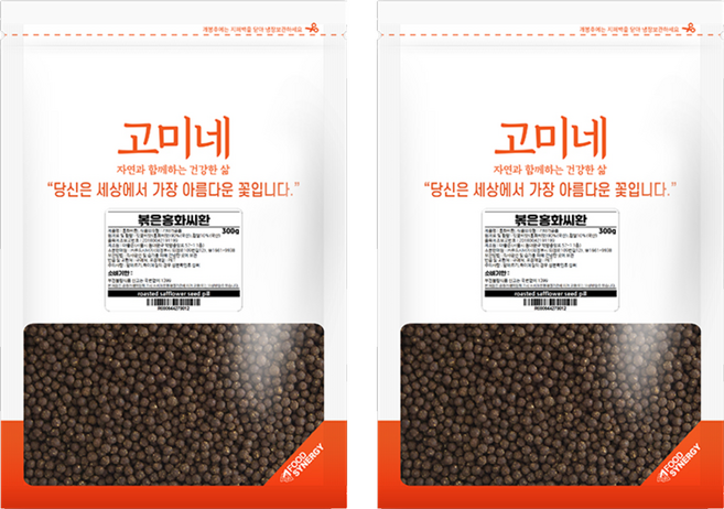 고미네 볶은홍화씨환, 300g, 2개