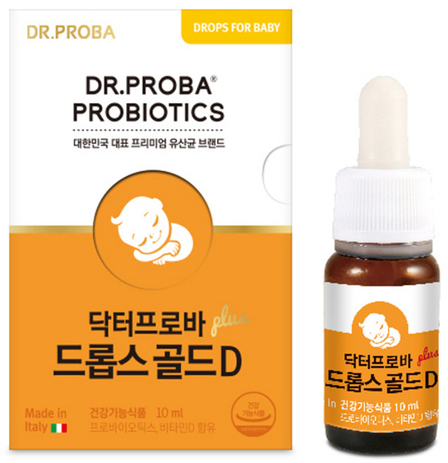 닥터프로바 드롭스 골드D, 1개, 10ml