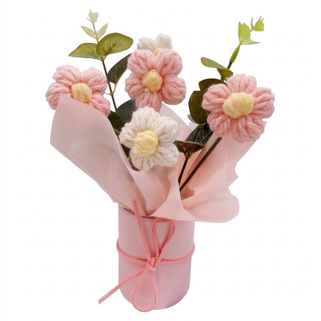 A-ONE 匯旺 粉色 針織毛線花束 AE-FT2 40g, 彩色, 1組