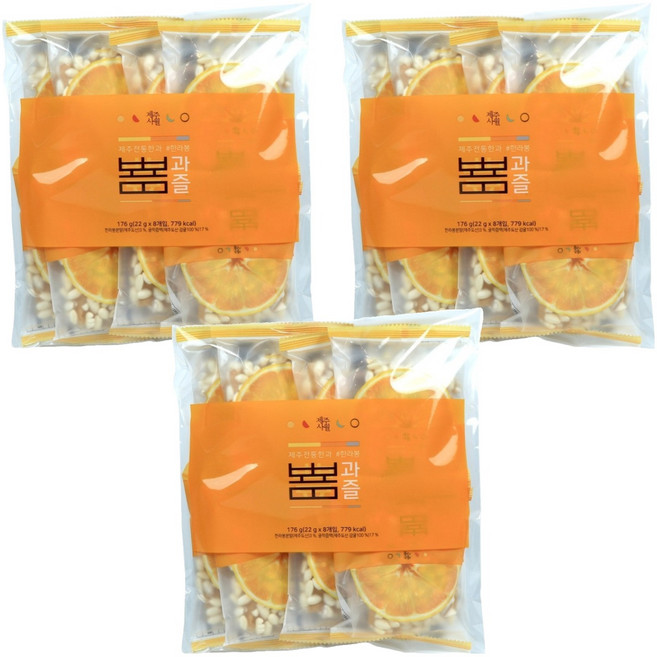 제주사월 봄봄과즐, 176g, 3개