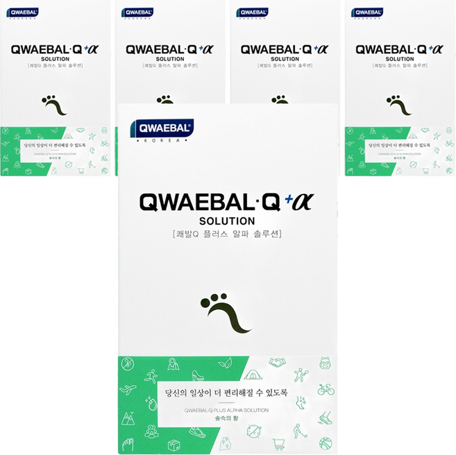 쾌발 Q 플러스 알파 솔루션 숲속의향, 5개