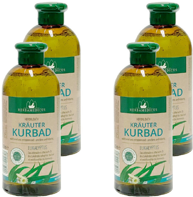 허바메디커스 허벌베스 바디워시 유칼립투스향, 500ml, 4개