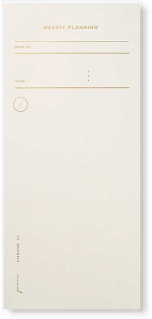 뮤니드 위클리 만년형 플래너, 1개, 아이보리