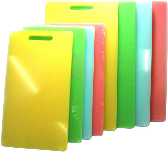 향균 칼라 플라스틱 도마, 빨강, 1개