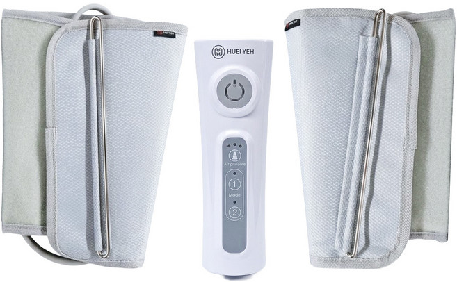 HUEI YEH 美腿舒揉按摩器, 白色 + 灰色, HY-737