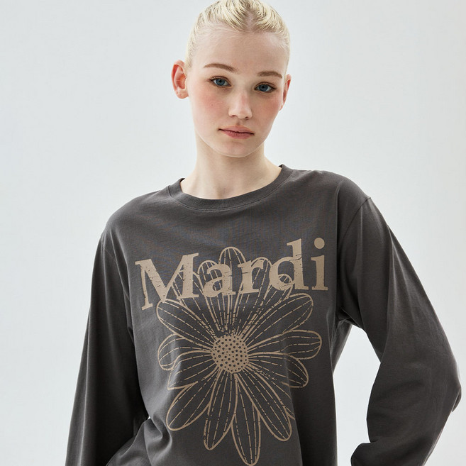 Mardi Mercredi 花卉長袖棉質T恤